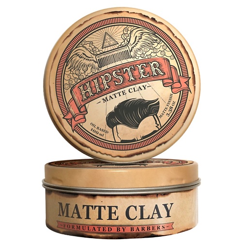 Глина для волос  Летуаль HIPSTER Matte Clay Глина для укладки волос с сильной фиксацией и матовым эффектом 100.0