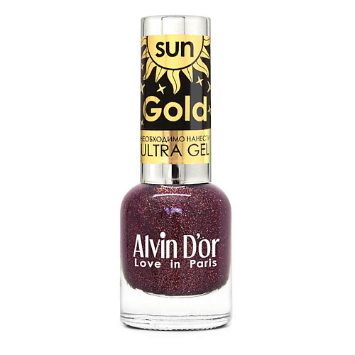 ALVIN D’OR Лак для ногтей SUN GOLD, 01 Солнечная роза