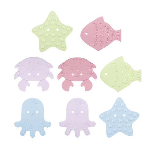 

ROXY KIDS Антискользящие мини-коврики для ванны SEA ANIMALS SOFT COLORS, Антискользящие мини-коврики для ванны SEA ANIMALS SOFT COLORS