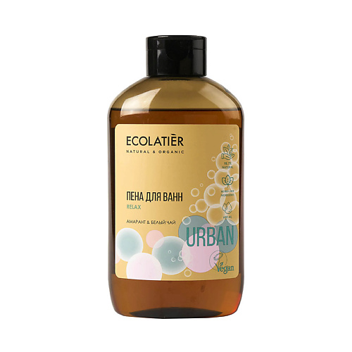 ECOLATIER Пена для ванн амарант & белый чай 600.0