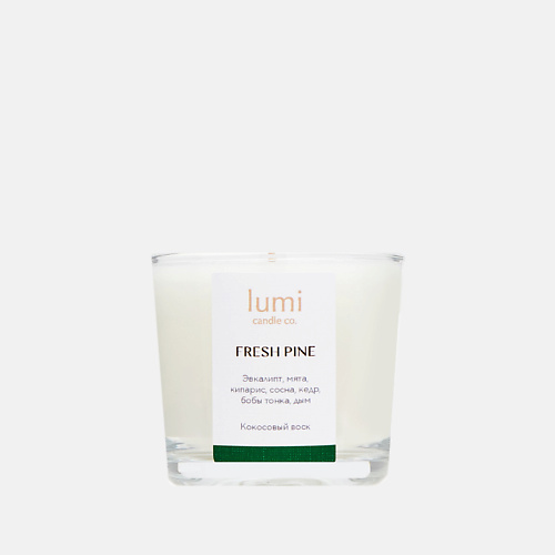 LUMI CANDLE CO. Ароматическая свеча petite Fresh pine 90