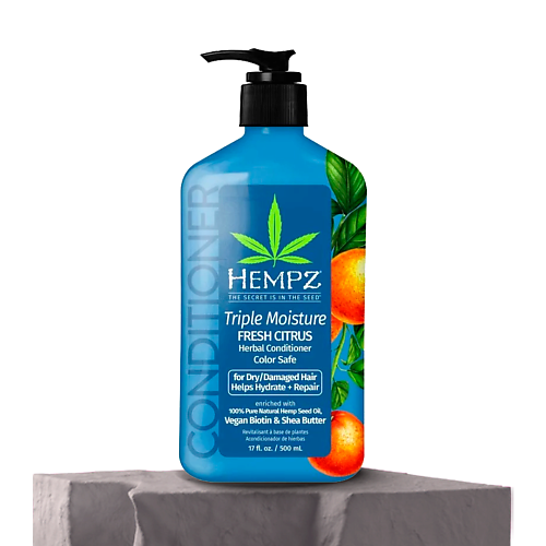 HEMPZ Кондиционер Тройное увлажнение Triple Moisture Fresh Citrus Herbal Conditioner 5000 3024₽