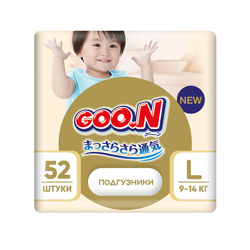 

GOO.N Подгузники Soft 4/L (9-14 кг) 52.0, Подгузники Soft 4/L (9-14 кг)