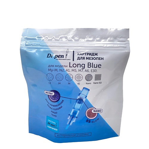 

DR.PEN Картриджи для дермапена Long Blue, Картриджи для дермапена Long Blue