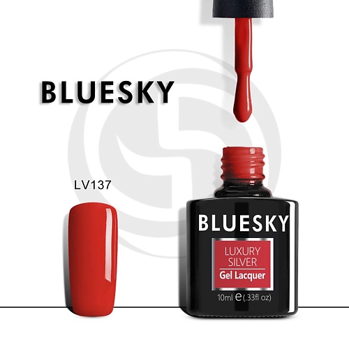 BLUESKY Гель-лак Luxury Silver LV137