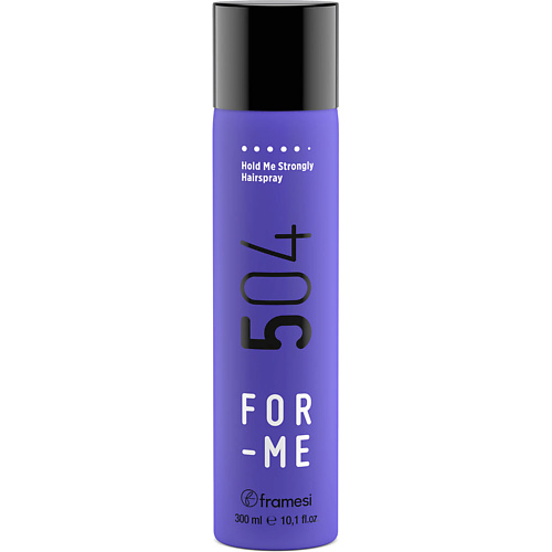 FRAMESI Неаэрозольный лак для волос сильной фиксации FOR-ME 504 HOLD ME STRONGLY HAIRSPRAY 300