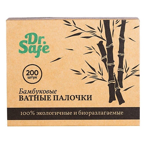 фото Dr. safe ватные палочки бамбуковые 200.0