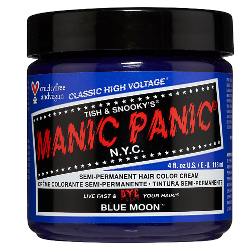 

MANIC PANIC Краска для волос Voodoo Blue, Краска для волос Voodoo Blue