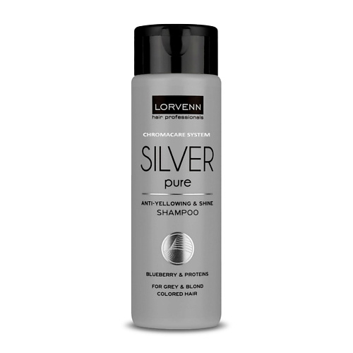 LORVENN HAIR PROFESSIONALS Шампунь SILVER PURE для блондированных волос 3000 795₽