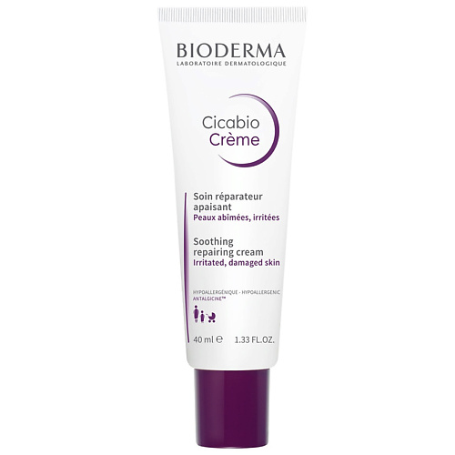 

BIODERMA Крем Восстанавливающий и заживляющий Cicabio 40.0, Крем Восстанавливающий и заживляющий Cicabio