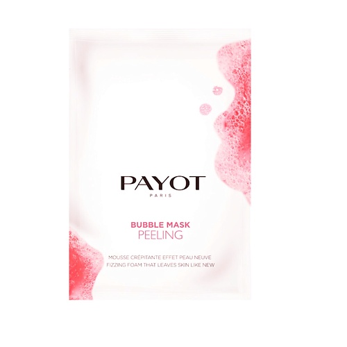 фото Payot маска для лица отшелушивающая шипучая bubble mask peeling