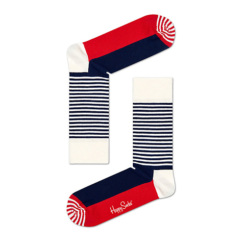 HAPPY SOCKS Носки Half Stripe 592₽