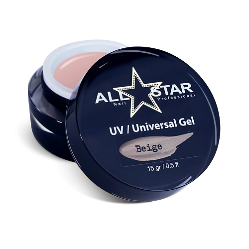 

ALL STAR PROFESSIONAL Гель для моделирования ногтей, UV-Universal Gel "Clear", Гель для моделирования ногтей, UV-Universal Gel "Clear"