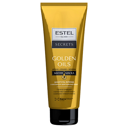 

ESTEL PROFESSIONAL Шампунь-флюид для волос c комплексом драгоценных масел Golden Oils, Шампунь-флюид для волос c комплексом драгоценных масел Golden Oils