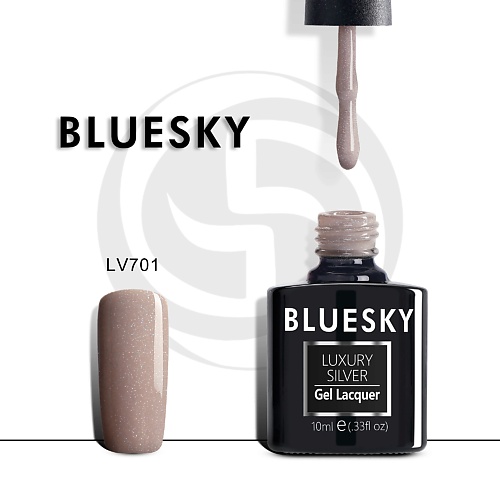 BLUESKY Гель-лак Luxury Silver LV709