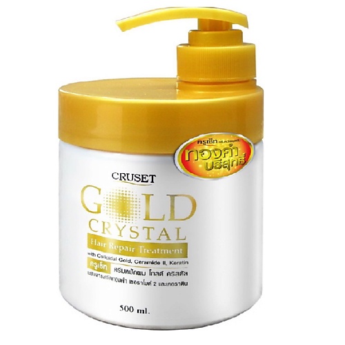 CRUSET Восстанавливающая маска для волос с золотым кристаллом Gold Crystal Hair Repair 500.0