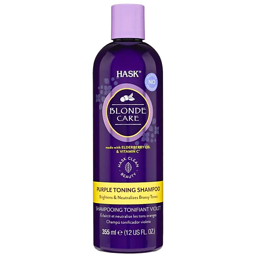 HASK HASK Blonde Care Purple Shampoo - шампунь оттеночный фиолетовый для светлых волос 879₽