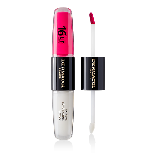 DERMACOL Стойкая двухсторонняя помада и блеск для губ 16H Lip Color Extreme Long-Lasting 1911₽