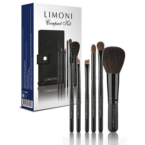 

LIMONI Набор кистей с чехлом Compact Professional, Набор кистей с чехлом Compact Professional