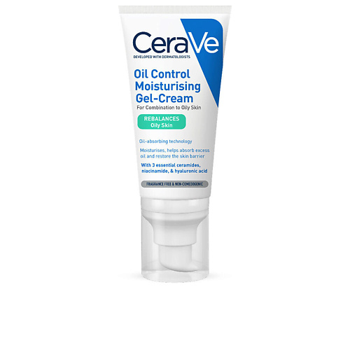 

CERAVE Увлажняющий гель-крем для комбинированной и жирной кожи OIL CONTROL, Увлажняющий гель-крем для комбинированной и жирной кожи OIL CONTROL