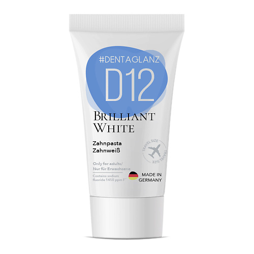 

#DENTAGLANZ Зубная паста D12 Brilliant White, Зубная паста D12 Brilliant White