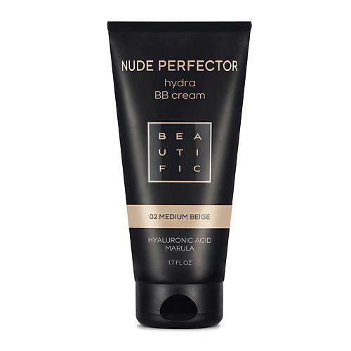 

BEAUTIFIC ВВ-крем с гиалуроновой кислотой Nude Perfector, ВВ-крем с гиалуроновой кислотой Nude Perfector