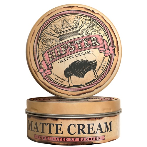 HIPSTER Matte Cream Крем-помада для укладки волос со средней фиксацией и матовым эффектом 100.0