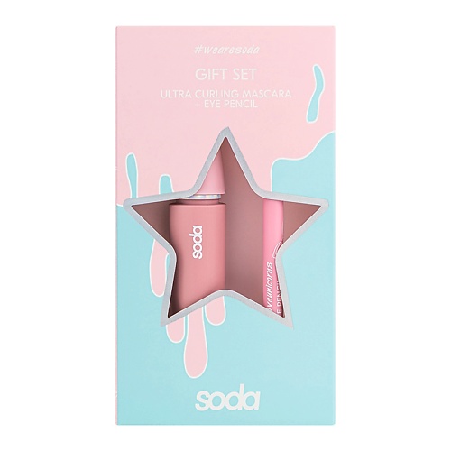 SODA Набор GIFT SET 101 ULTRA CURLING MASCARA EYE PENCIL wearesoda 529₽