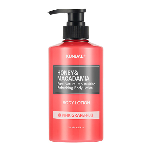 фото Kundal лосьон для тела розовый грейпфрут honey & macadamia body lotion