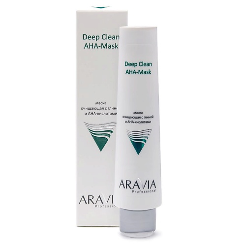 

ARAVIA PROFESSIONAL Маска очищающая с глиной и AHA-кислотами для лица Deep Clean AHA-Mask, Маска очищающая с глиной и AHA-кислотами для лица Deep Clean AHA-Mask