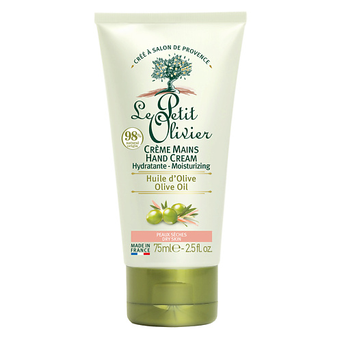 LE PETIT OLIVIER Крем для рук увлажняющий для сухой кожи с маслом Оливы Olive Oil Hand Cream 730₽