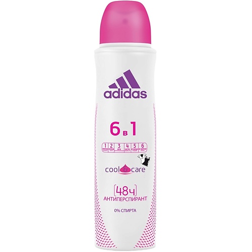  ADIDAS Дезодорант-спрей Cool&Care 6 In 1