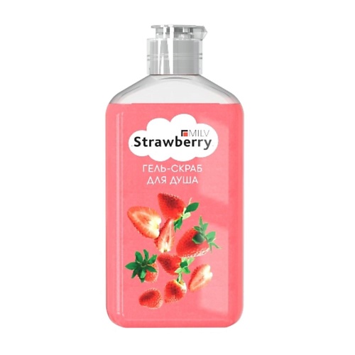 

MILV Гель-скраб для душа STRAWBERRY 340, Гель-скраб для душа STRAWBERRY