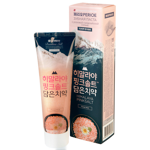 

PERIOE Зубная паста с гималайской солью Himalaya Pink Salt Floral Mint, Зубная паста с гималайской солью Himalaya Pink Salt Floral Mint