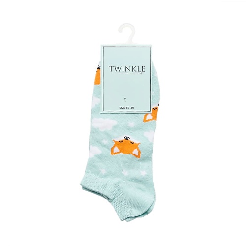 TWINKLE Носки женские модель FOX цвет голубой 149₽