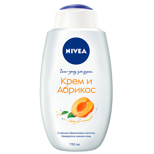 NIVEA Гель-уход для душа Крем абрикос 678₽