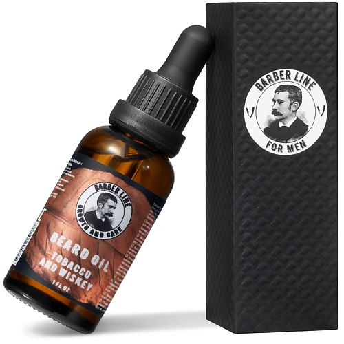 

BARBER LINE FOR MEN Масло для бороды аромат Tobacco & Wiskey, Масло для бороды аромат Tobacco & Wiskey