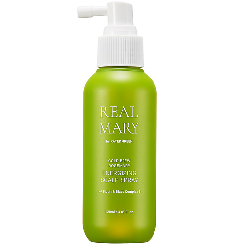 

RATED GREEN Регенерирующий спрей для кожи головы с соком розмарина Real Mary Energizing Scalp Spray, Регенерирующий спрей для кожи головы с соком розмарина Real Mary Energizing Scalp Spray