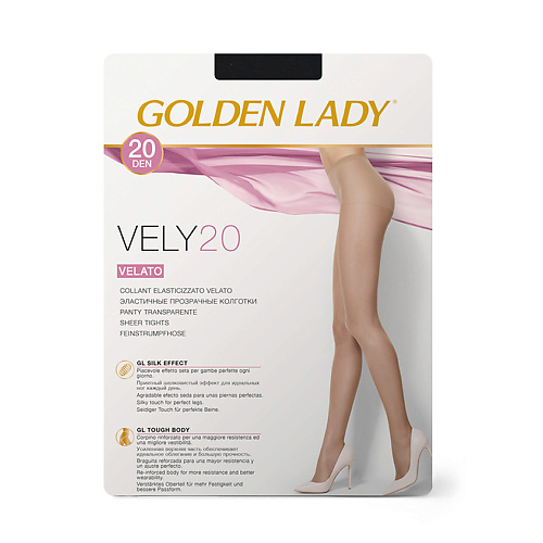 GOLDEN LADY Колготки женские 20 den VELY Nero 5