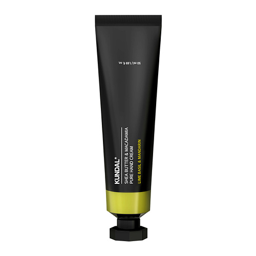 фото Kundal крем для рук лайм, базилик и мандарин shea butter & macadamia lime basil mandarin hand cream