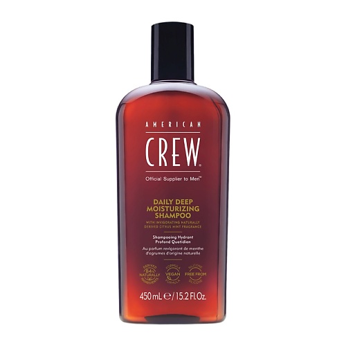 AMERICAN CREW Шампунь для ежедневного ухода за нормальными и сухими волосами Daily Deep Moisturizing Shampoo