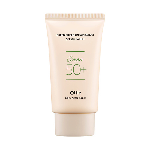 

OTTIE Green Shield On Sun Serum SPF50 Солнцезащитный крем-серум для чувствительной кожи 60.0, Green Shield On Sun Serum SPF50 Солнцезащитный крем-серум для чувствительной кожи