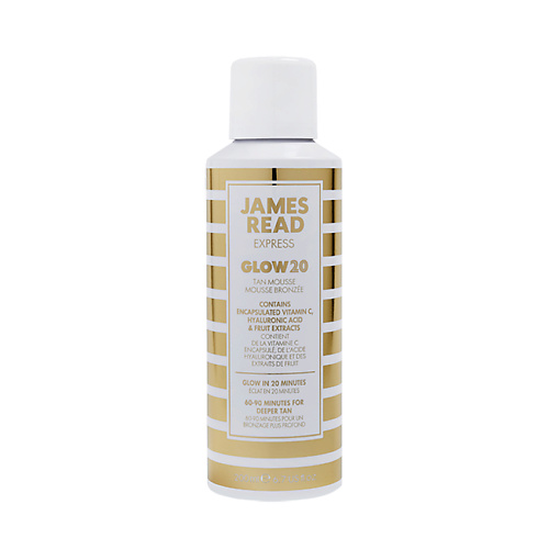 

JAMES READ Self Tan Мусс для быстрого загара MOUSSE GLOW 20 200, Self Tan Мусс для быстрого загара MOUSSE GLOW 20