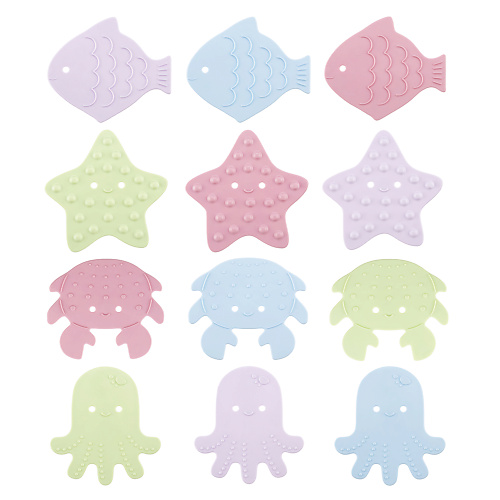 фото Roxy kids антискользящие мини-коврики для ванны sea animals soft colors