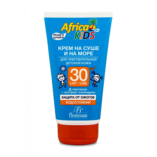 фото Floresan солнцезащитный детский крем africa kids водостойкий spf30 150.0