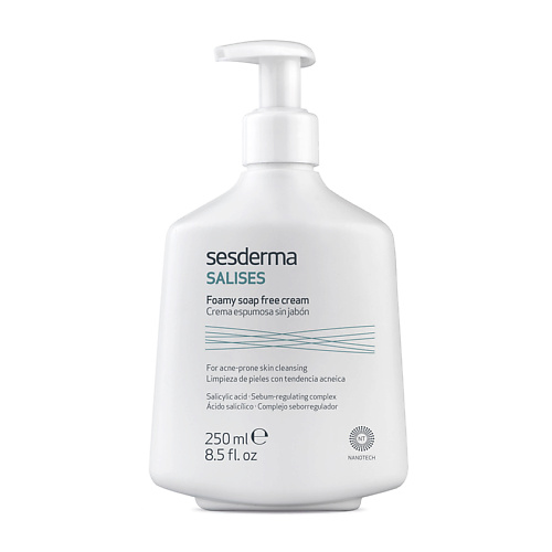 SESDERMA Крем пенящийся для умывания для лица и тела Salises