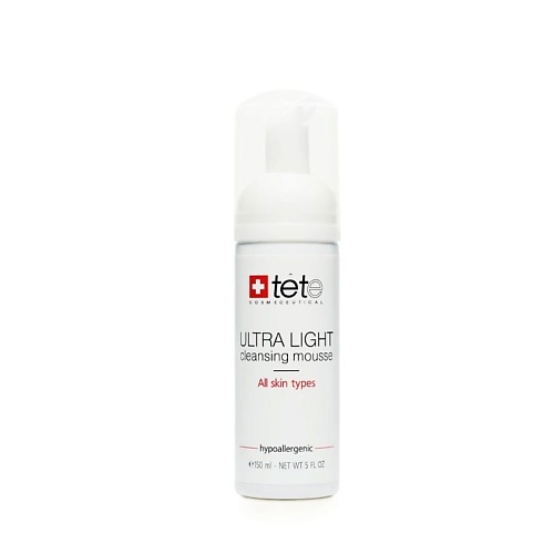 фото Tete cosmeceutical лосьон косметический ultra light cleansing mousse 150.0