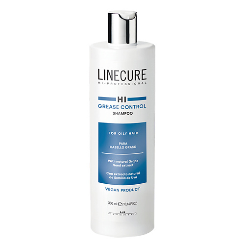 HIPERTIN Шампунь для жирных волос LINECURE Grease Control vegan 3000 1265₽