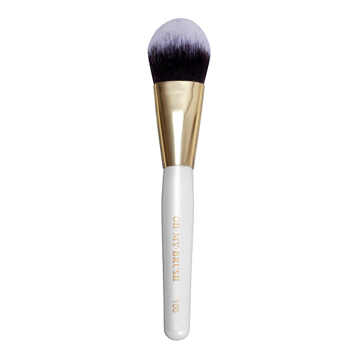 OH MY BRUSH Кисть для тона и коррекции Big Flat Foundation Brush 106