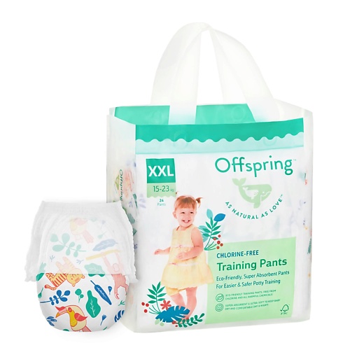 OFFSPRING Трусики-подгузники, XXL 15-23 кг Джунгли 24.0